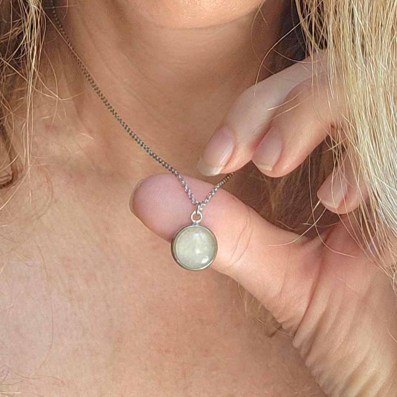 Outer Banks Sand Jewelry, Stainless Steel OBX Beach Keepsake Necklace, Ring, Earrings, Bracelet small round pendant