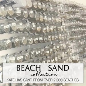 Outer Banks Sand Jewelry, Stainless Steel OBX Beach Keepsake Necklace, Ring, Earrings, Bracelet image 12