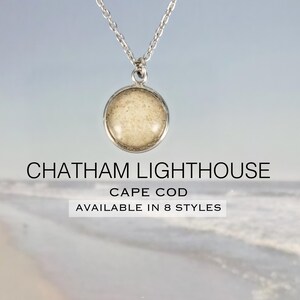 Chatham Lighthouse Sand Jewelry, Cape Cod Keepsake Necklace, Ring, Earrings, Bracelet