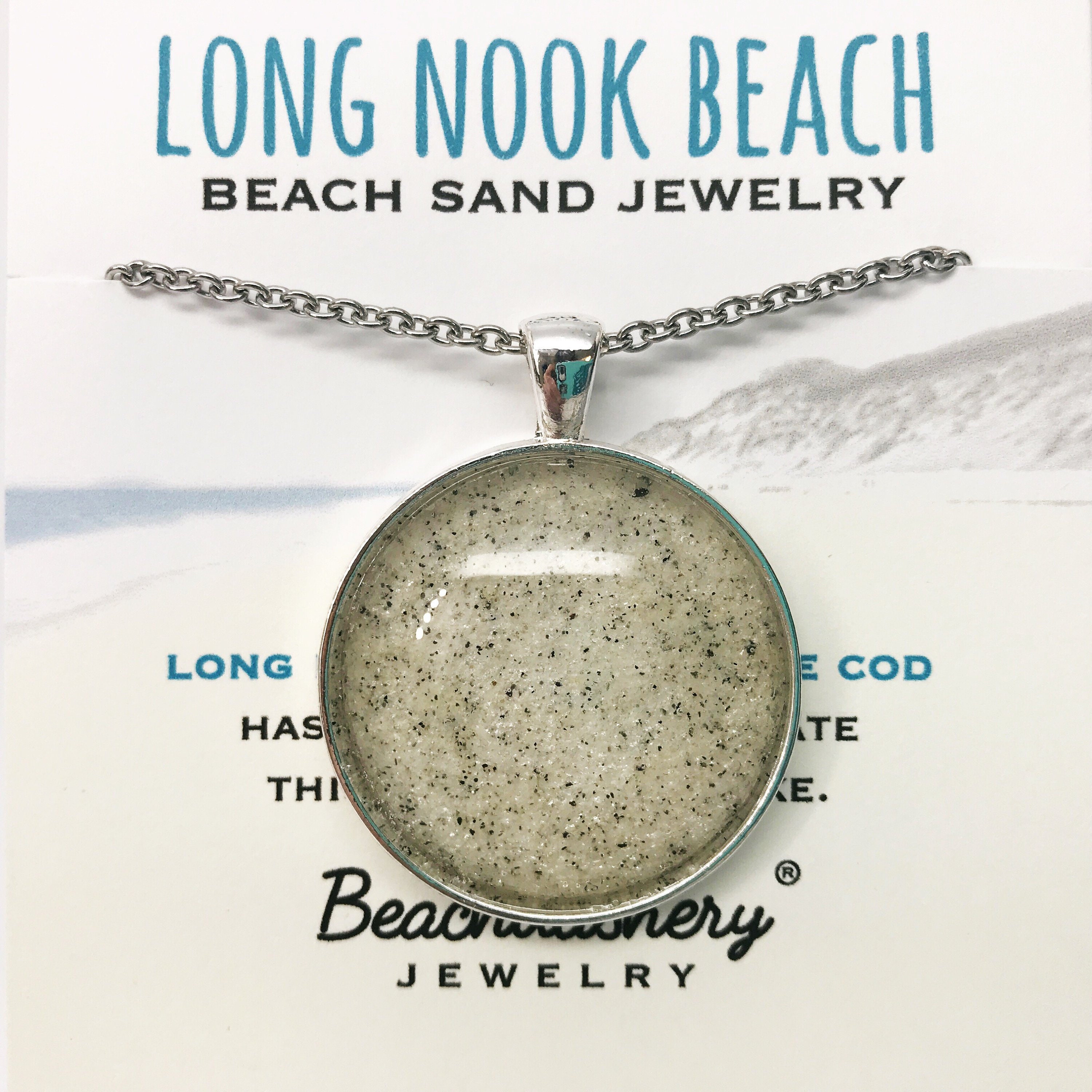 Beach sand best sale necklace