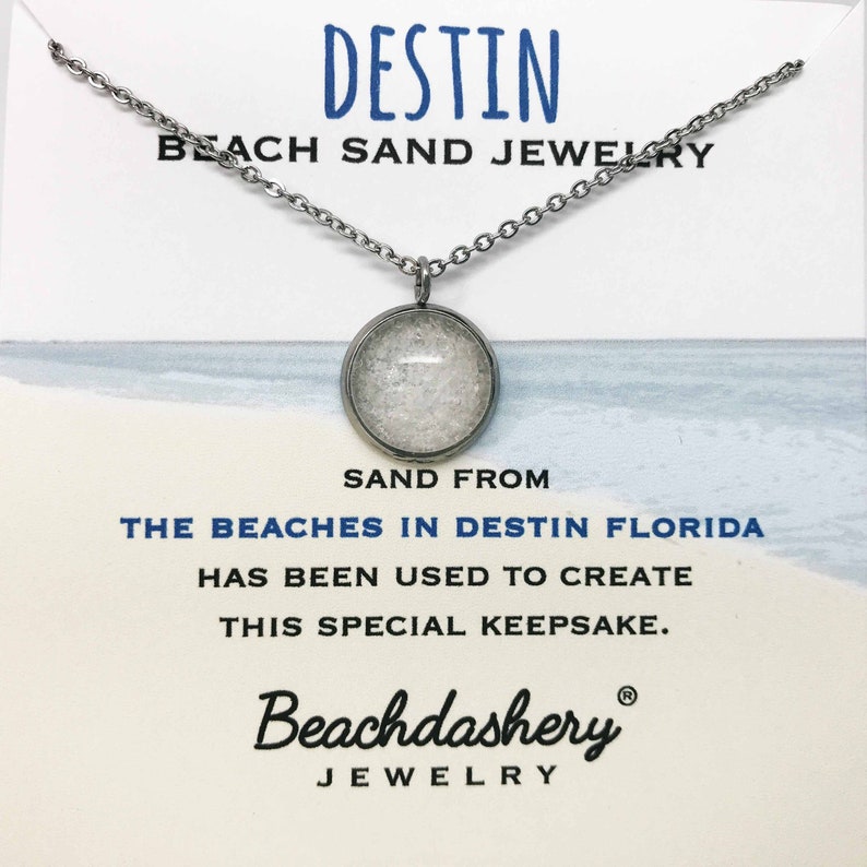 Destin Beach Florida Sand Jewelry Etsy
