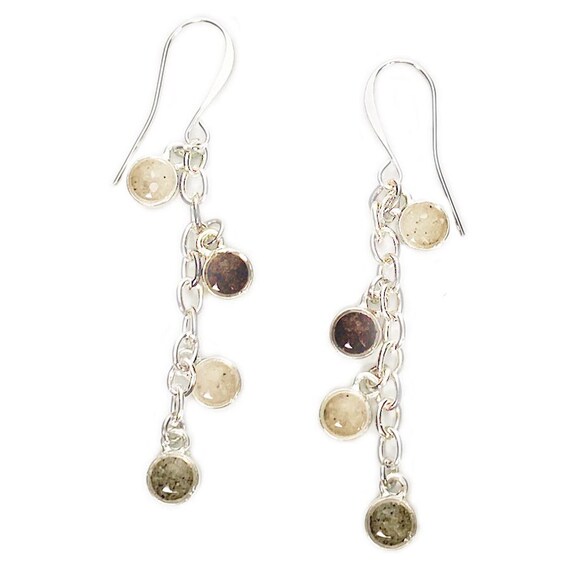 Dangle charm earrings deals