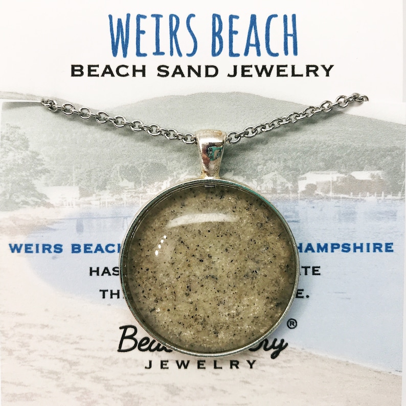 Weirs Beach New Hampshire Sand Jewelry Weirs Beach Beach Sand Jewelry Beach Jewelry New Hampshire Jewelry