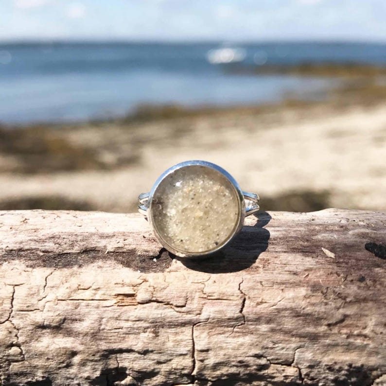 Sand Ring Beach Sand Jewelry Adjustable Ring Beach Ring | Etsy