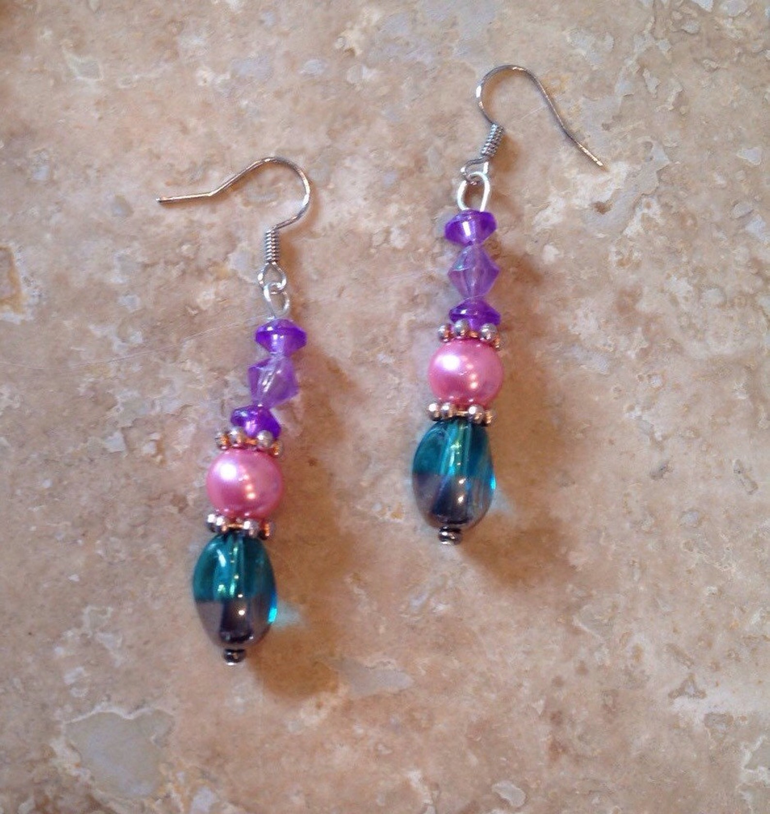 Under the Sea Jewels Necklace and Earrings Set Made in Etsy