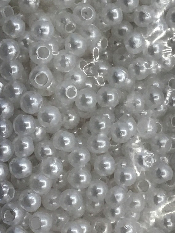 White Pearls 3 Mm Value Pack Jewellery Making Pearls for Crafting, Free  Shipping, Ships From Canada 