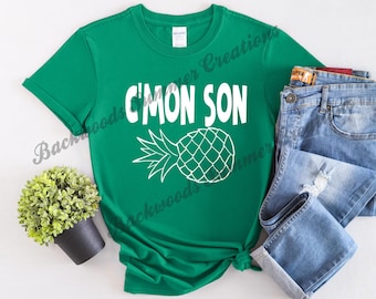 C’mon Son SVG | Psych TV Show Quote Svg | Shawn & Gus Design | Funny 2000s TV Show Cut File | Cricut Laser Png Pdf Instant Download Digital