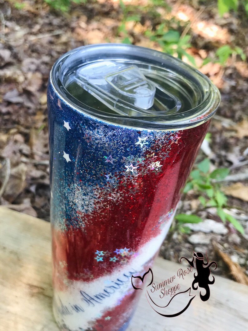 Made In America Patriotic Tumbler 20oz 30oz Tumbler Etsy