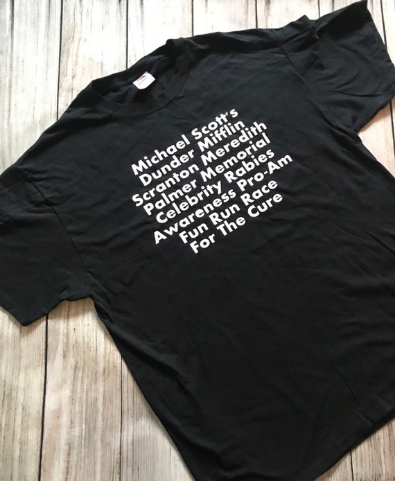 Michael Scott S Fun Run Race For The Cure The Office Shirt Etsy