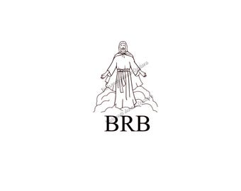 Funny Jesus BRB SVG PNG | Be Right Back Jesus Meme | Christian Easter Shirt Design | Cricut Silhouette Cut File | Sublimation Png Digital