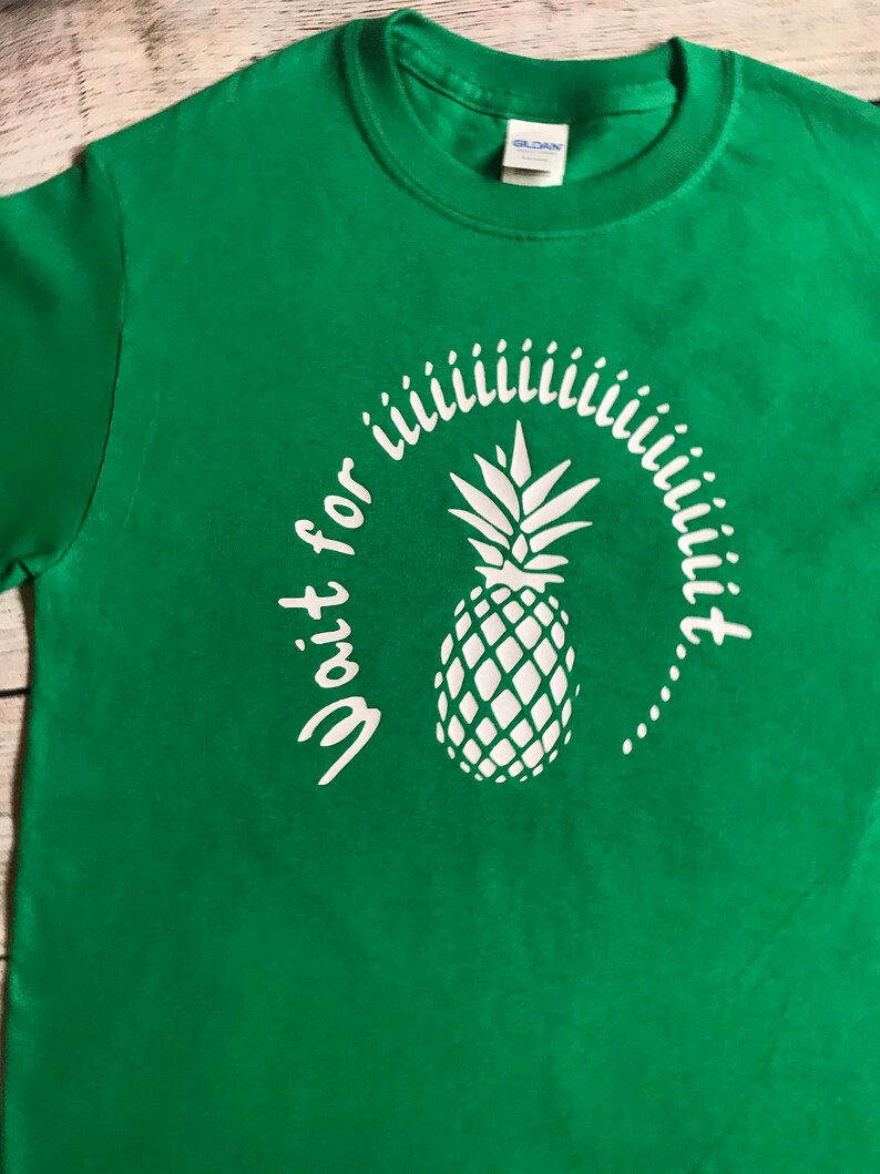 Adult Wait for It Psych Shirt Pineapple Shirt Psych TV - Etsy
