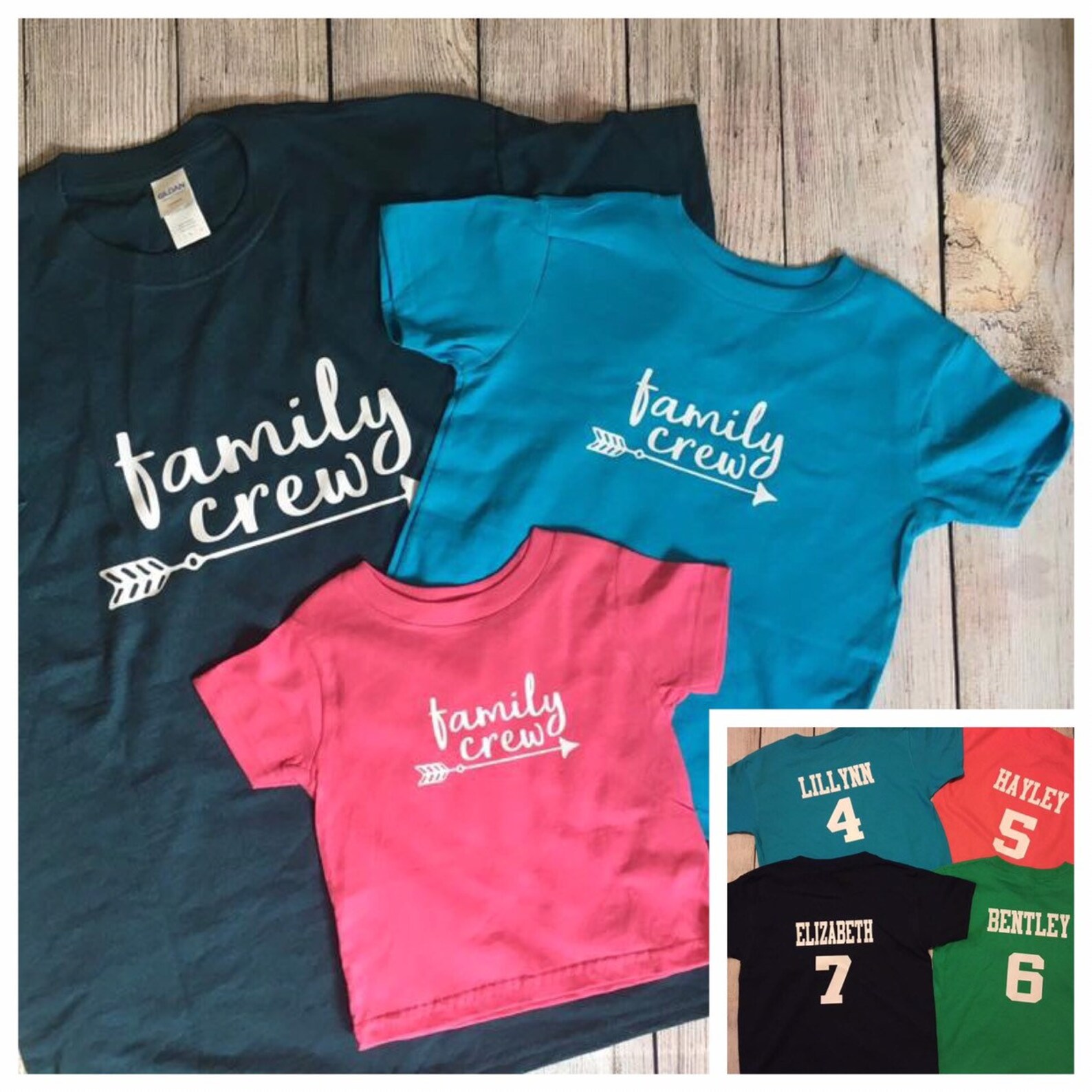 Family Crew Shirt Family Reunion Shirt Jersey Names and Etsy
