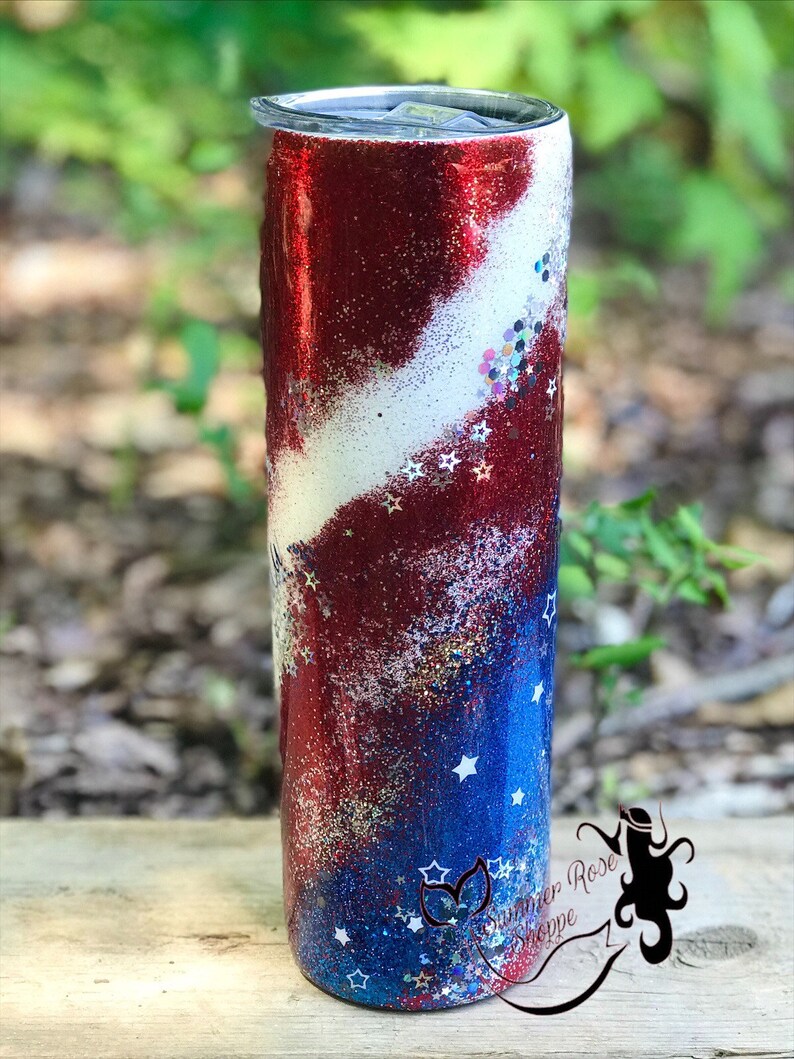 Made In America Patriotic Tumbler 20oz 30oz Tumbler Etsy