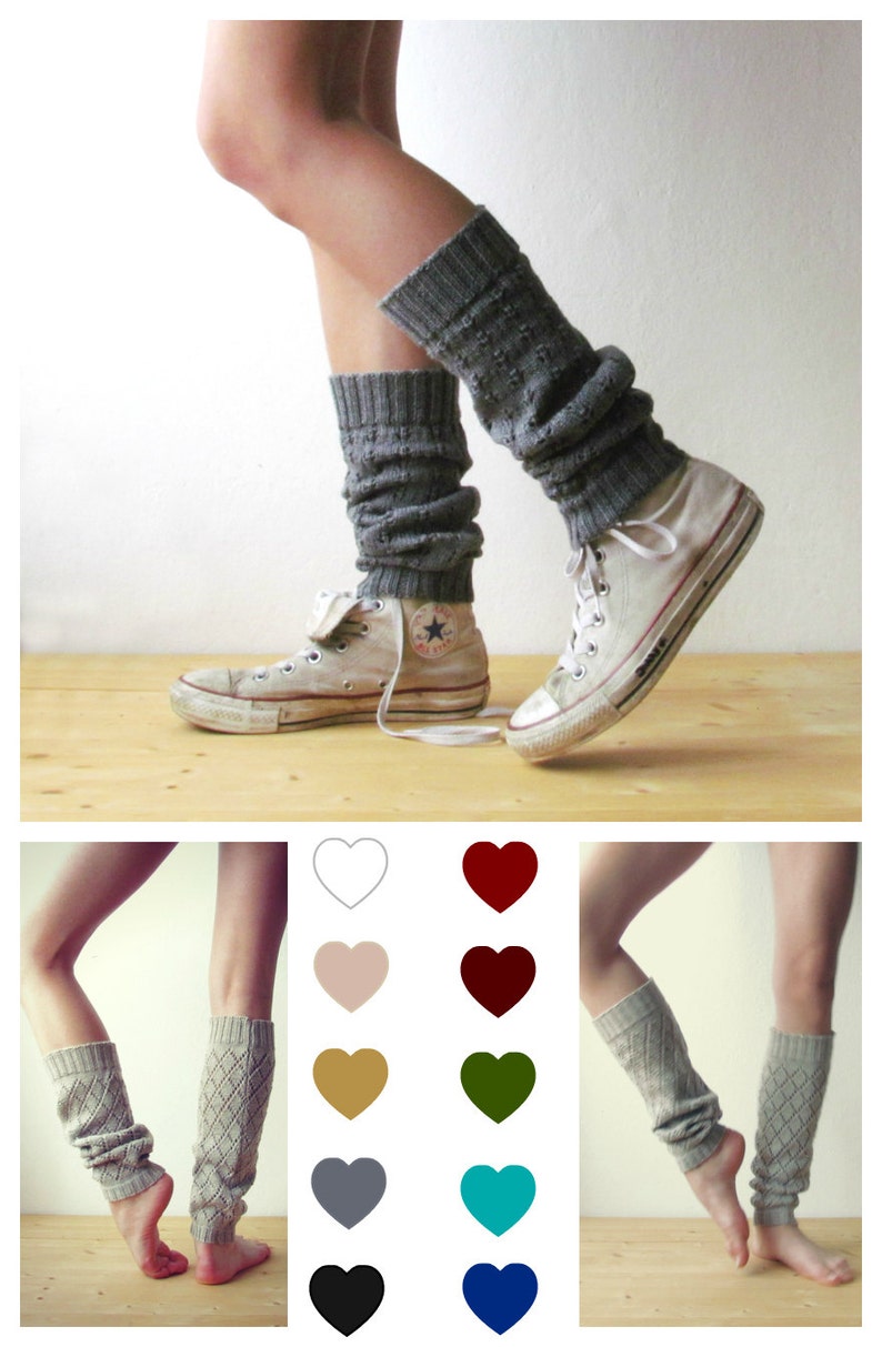 Woman Leg Warmers Knitted Leg Warmers Yoga Socks Urban Etsy