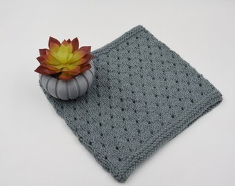 Gray green lace scarf /  Alpaca and merino wool / Block color / Winter accessories woman / winter scarf