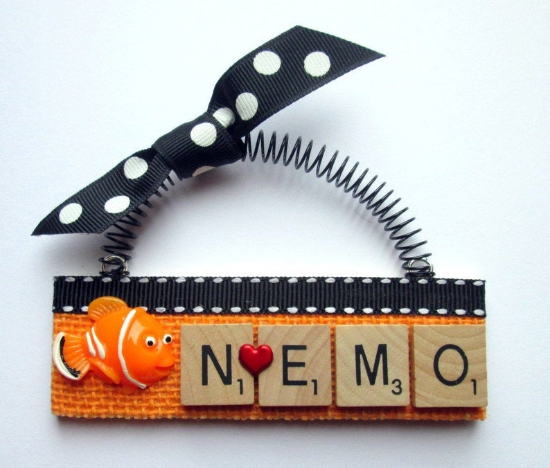 Love Nemo Scrabble Tile Ornament