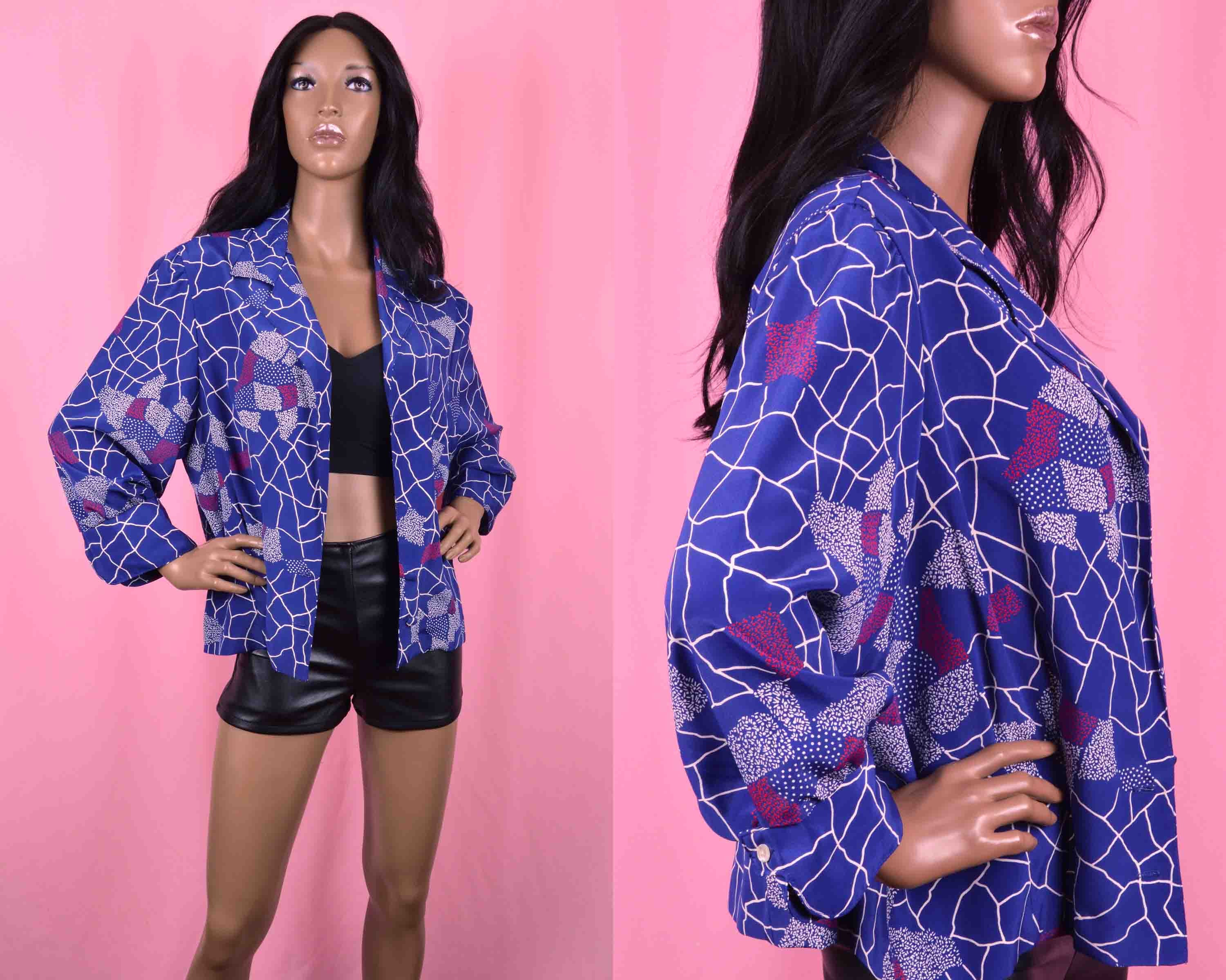 royal blue dressy blouse