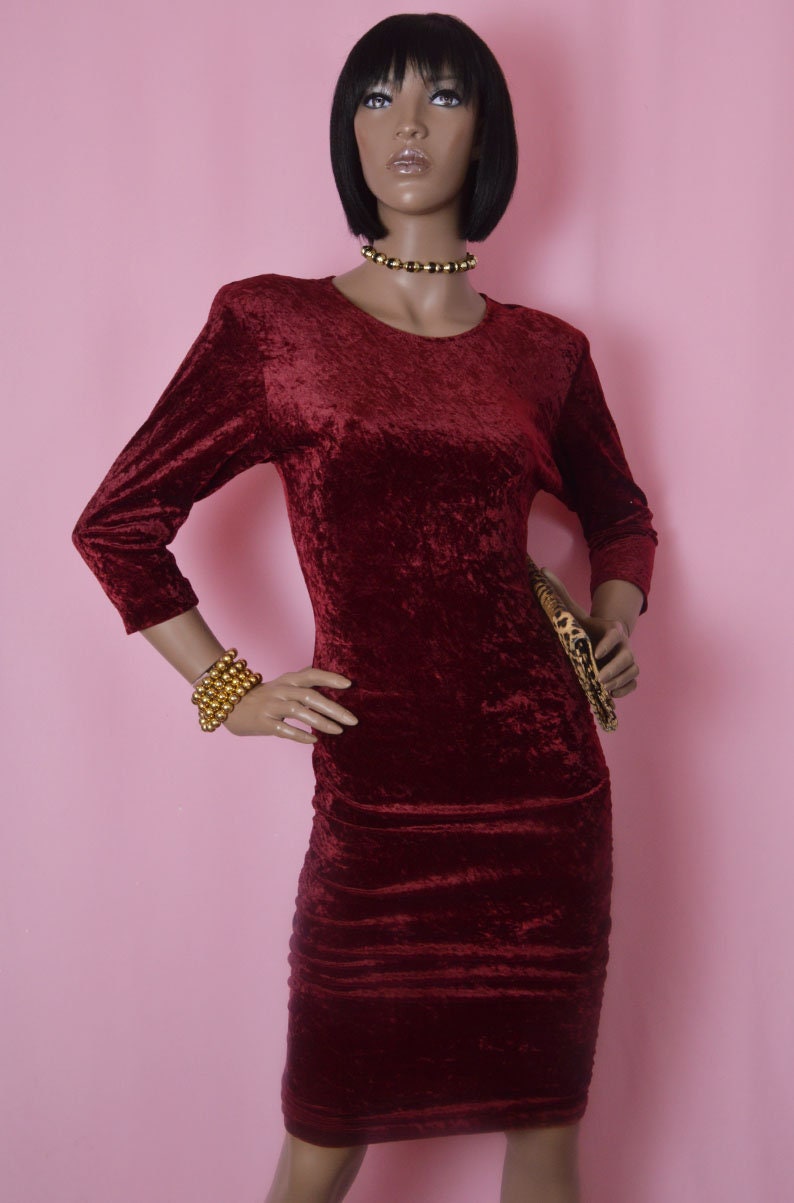 Velvet Dress Long Sleeve - Etsy