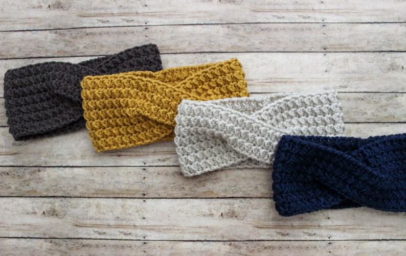 womens headband crochet earwarmer Linen Lola Headwrap christmas gift crochet headband twist headband gift for her
