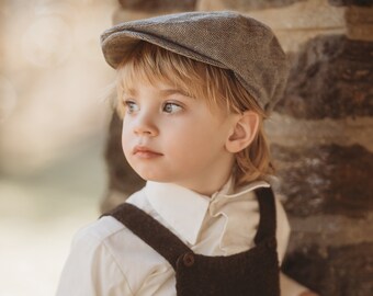 Boys Flat Cap Toddler Hat Newsboy Hat 