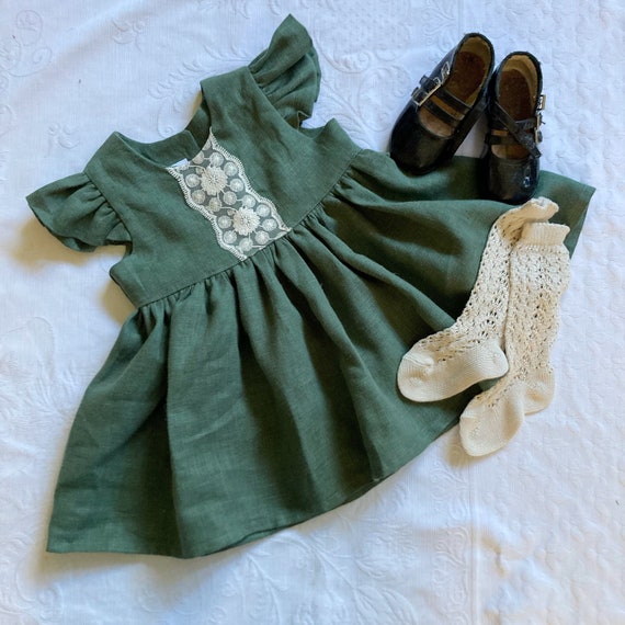 green christmas dress
