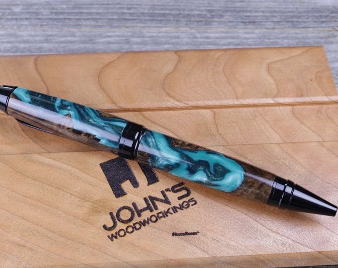 Pen Chechen Burl Hybrid Pen by John's Woodworkings Etsy
