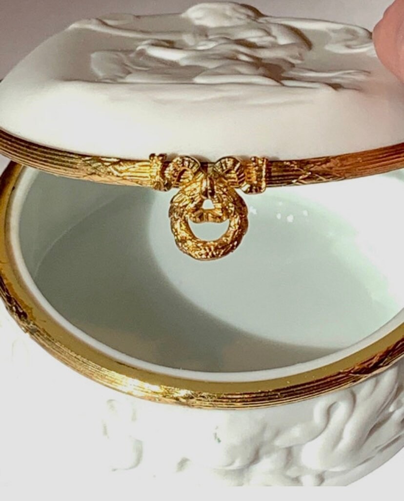 Vintage Limoges France J. L. Coquet Bisque White Porcelain