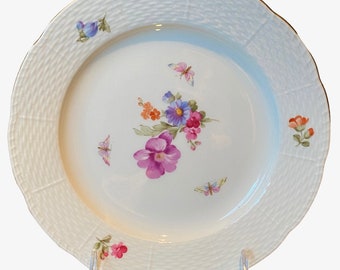 KPM Vintage Dessert Plate with Scepter and Red Orb...Mint