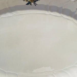 Exceptional 18” KPM Berlin Neu-Ozier Platter Deutsche Blumen Blue Sceptre Mark image 3