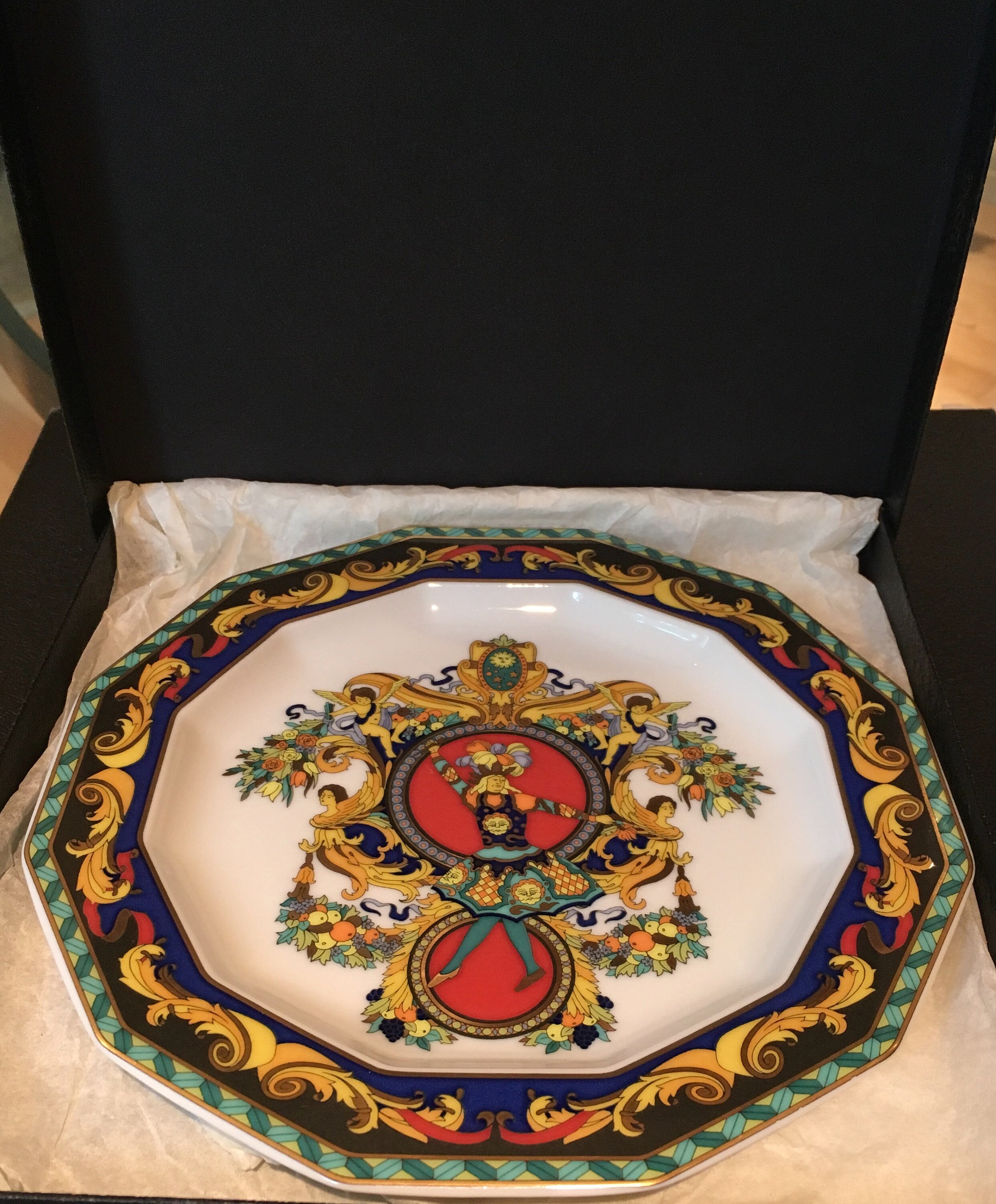 Versace Le Roi Soliel Collector Plate Mint With Box | Etsy