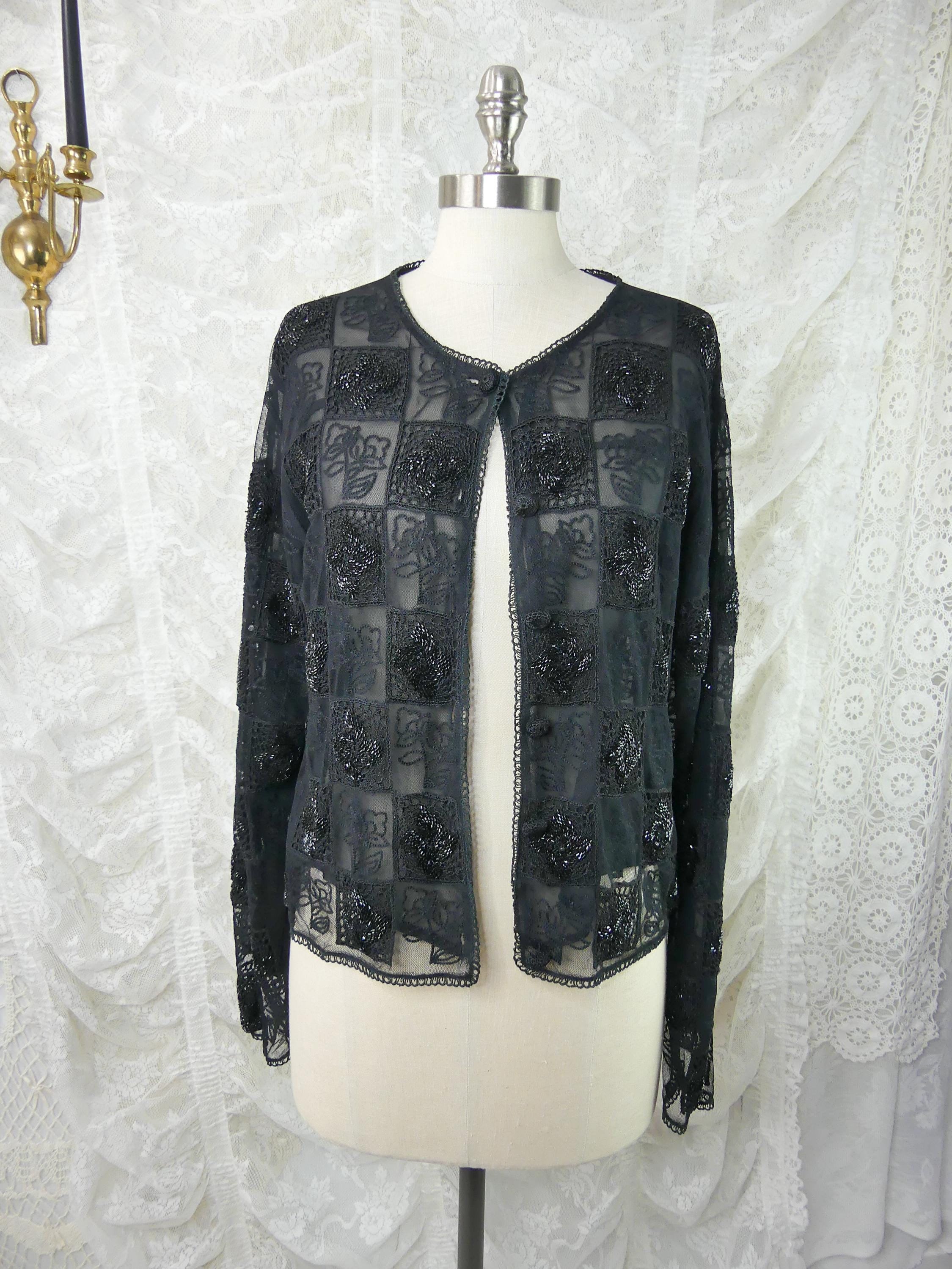 90s Sheer Cardigan - Etsy