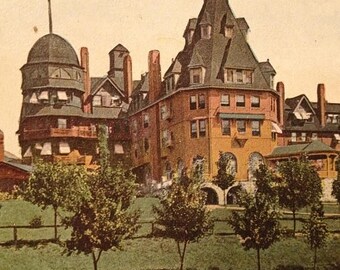 ON SALE Asheville North Carolina NC The Battery Park Hotel Early 1900's Vintage Antique Old Postcard