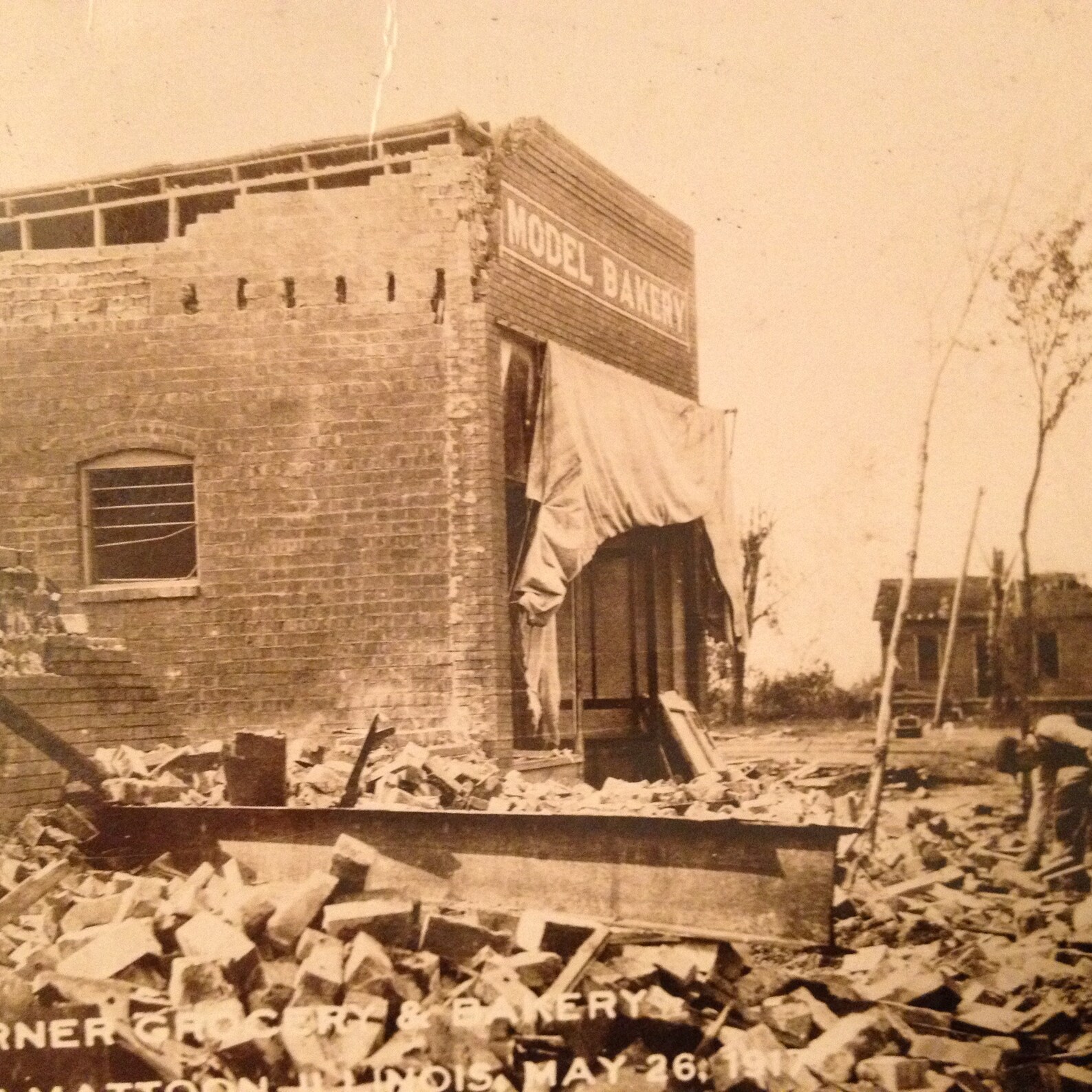 ON SALE Mattoon Illinois IL 1917 Cyclone Tornado Aftermath Etsy