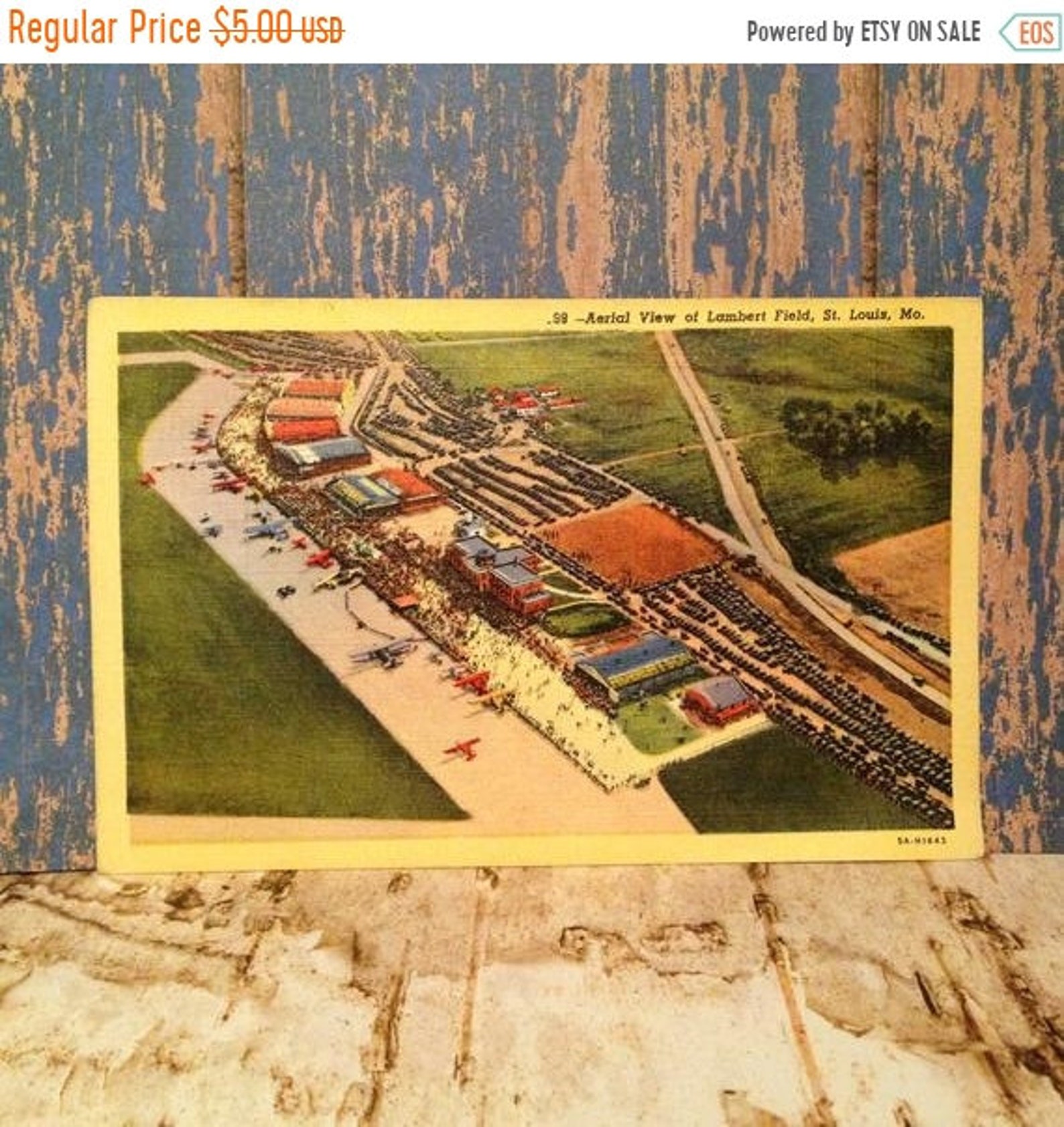 ON SALE St. Louis Missouri Lambert Field Airport Aerial View / Etsy