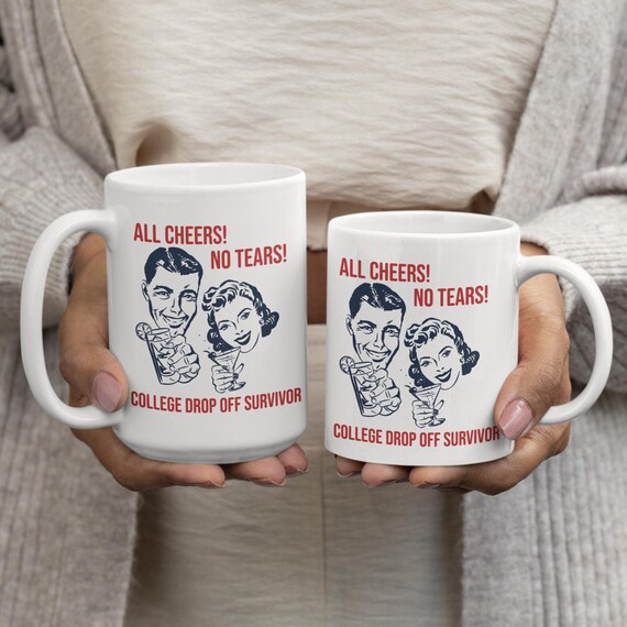 College Drop Off Gift for Mom College Student Graduation Gift High School Graduate Gift College Mom Survival Mug Parent Gift for Freshman