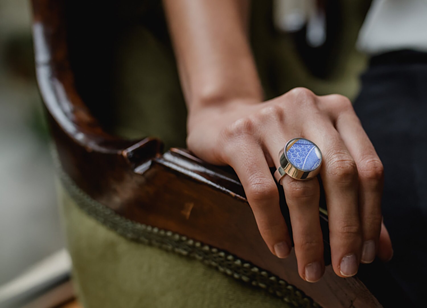 Willow anniversary gifts Pottery Ring 9th anniversary Willow Etsy