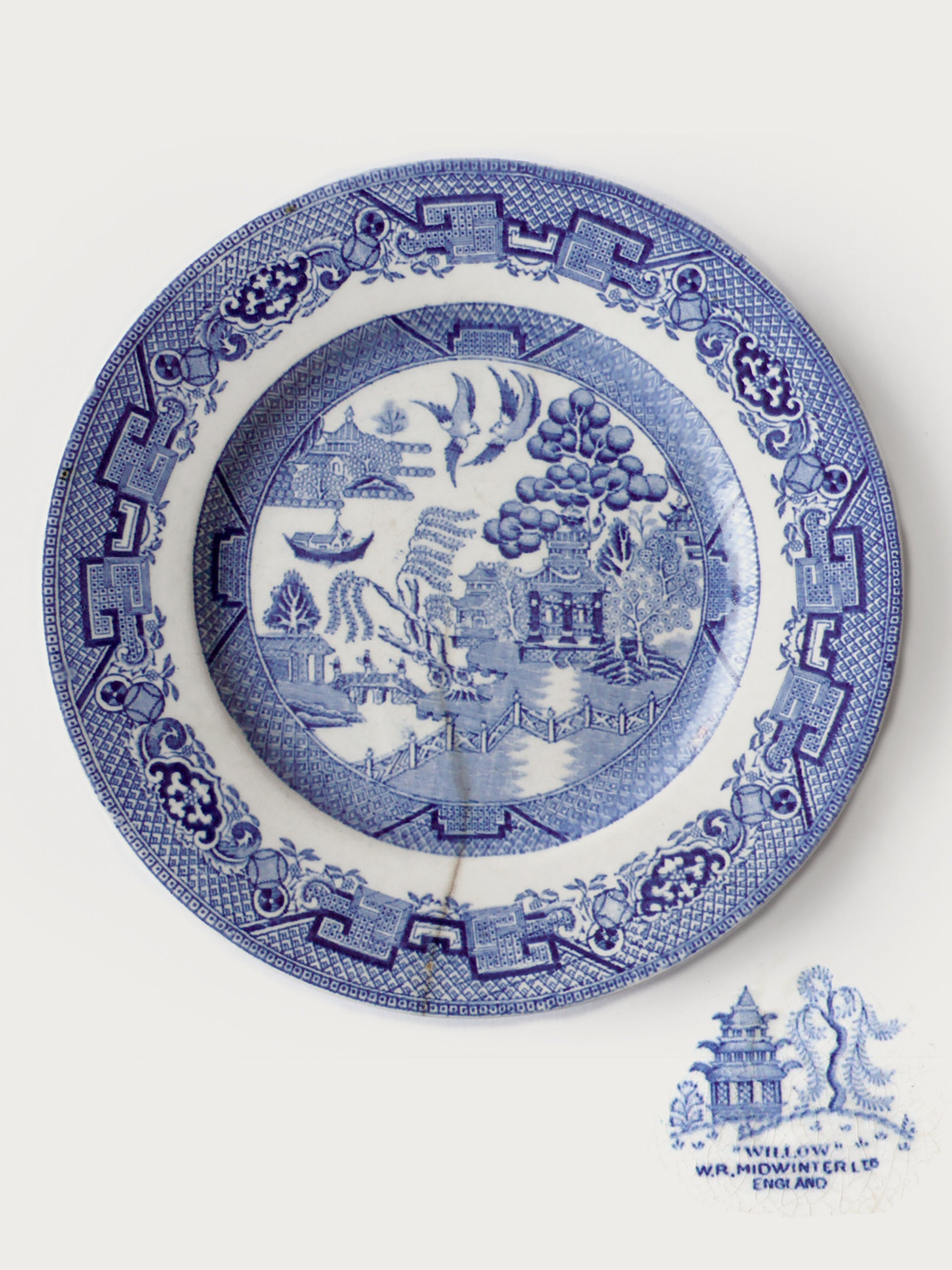 Willow Anniversary Gifts Pottery Ring 9th Anniversary Willow Etsy