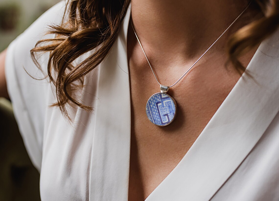 Pottery anniversary gifts Willow pendant Jewelry made of Etsy