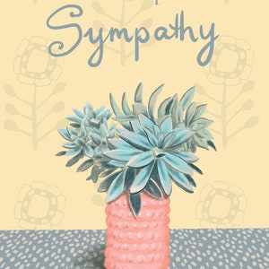 Condolence card - With deepest sympathy