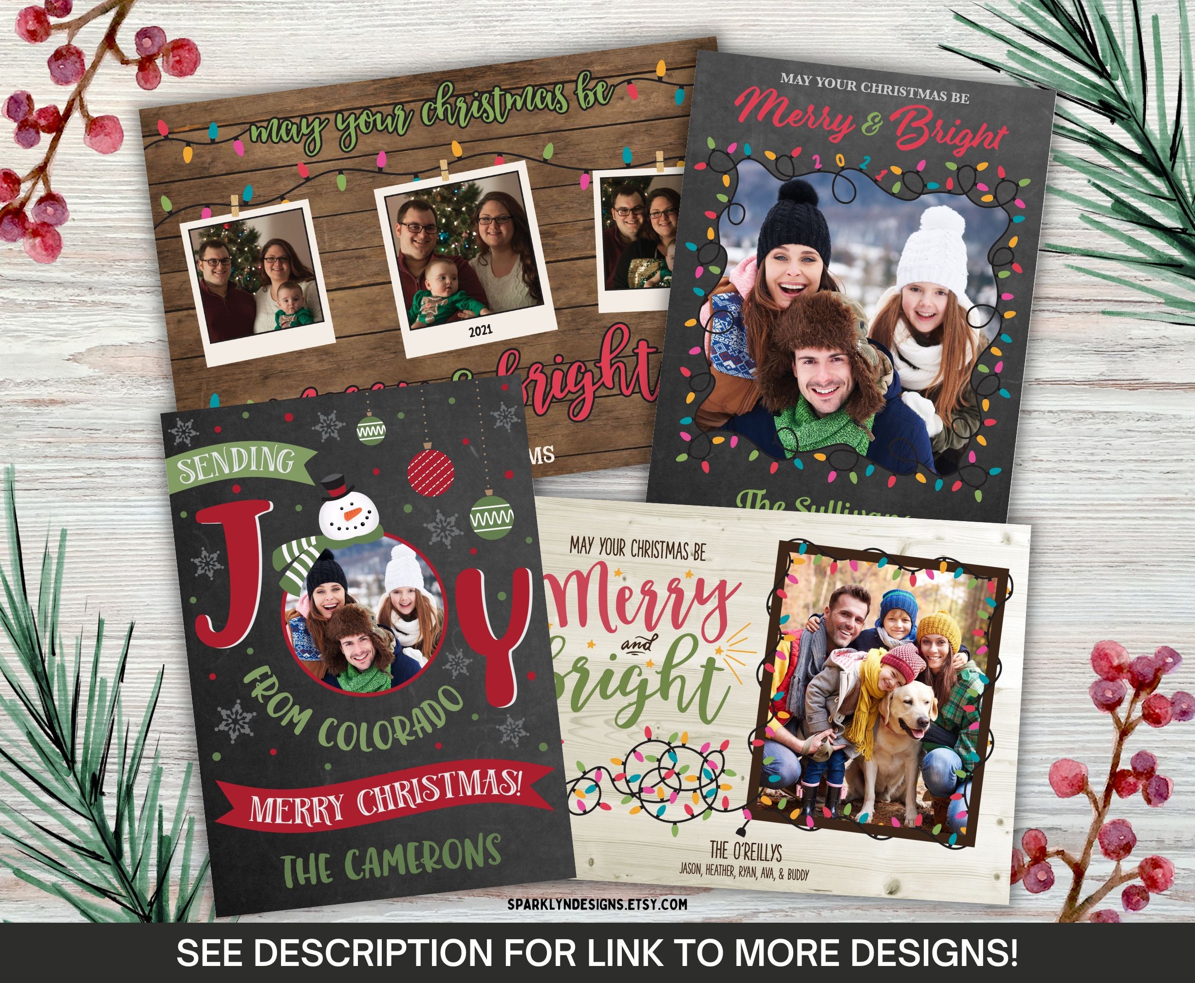 Merry Christmas Photo Cards 