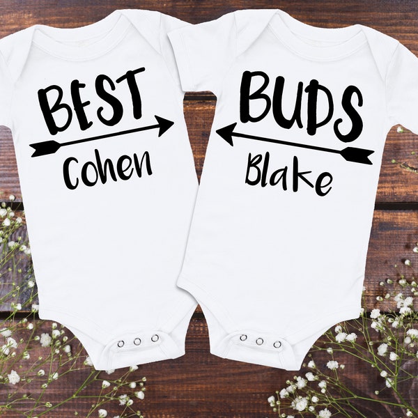 Best buds shirts, best friend onesies, best bud shirts, best friend shirts for boys, boy best friend shirts, best buds, JadePumpkin