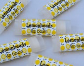 Lemonheads - Lip Balm - Lemonheads Lip Balm - Lemonheads Chapstick - Lemon Lip Balm - Lemon Chapstick - Sweetened Lip Balm