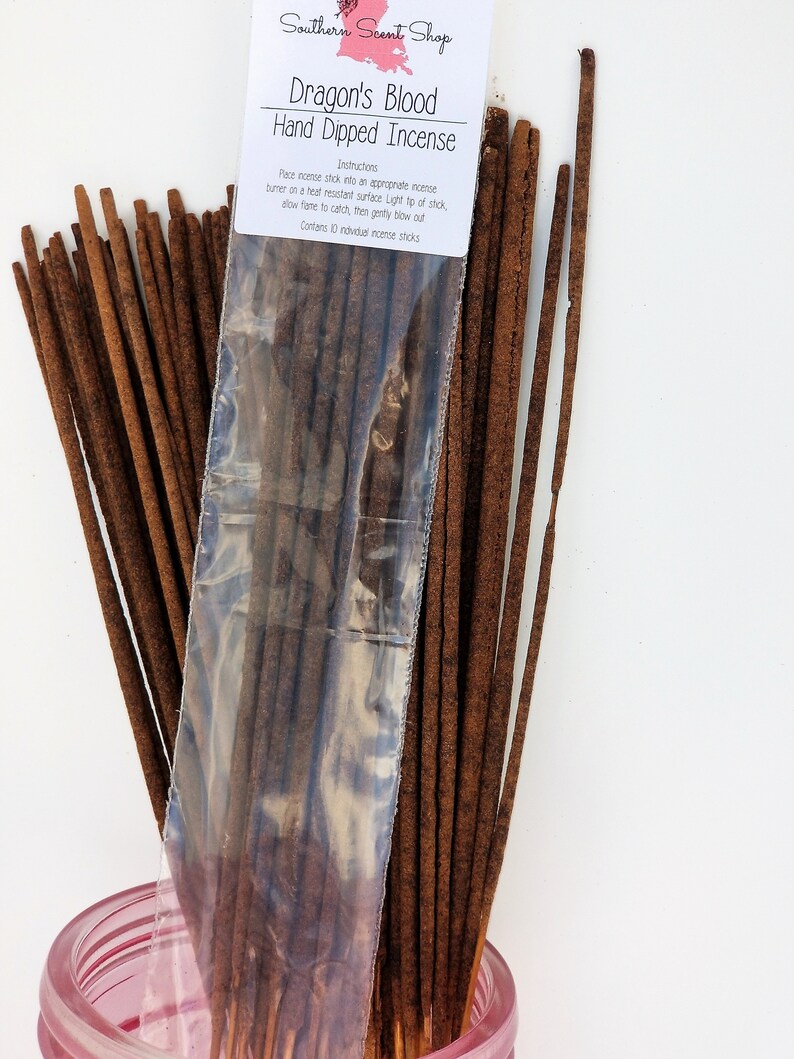 Dragons Blood Incense Sticks Natural Hand Dipped Incense Etsy Dragons Blood Incense Sticks Natural Hand Dipped Incense Etsy