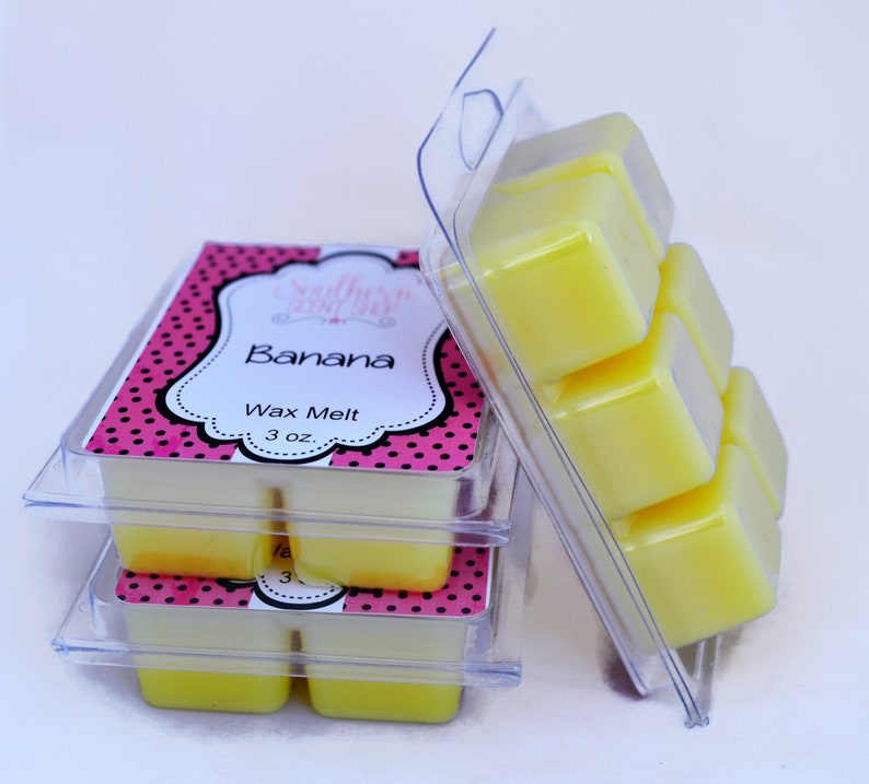 Banana Scented Wax Melts Wax Tarts Clamshell Gifts for Her Etsy