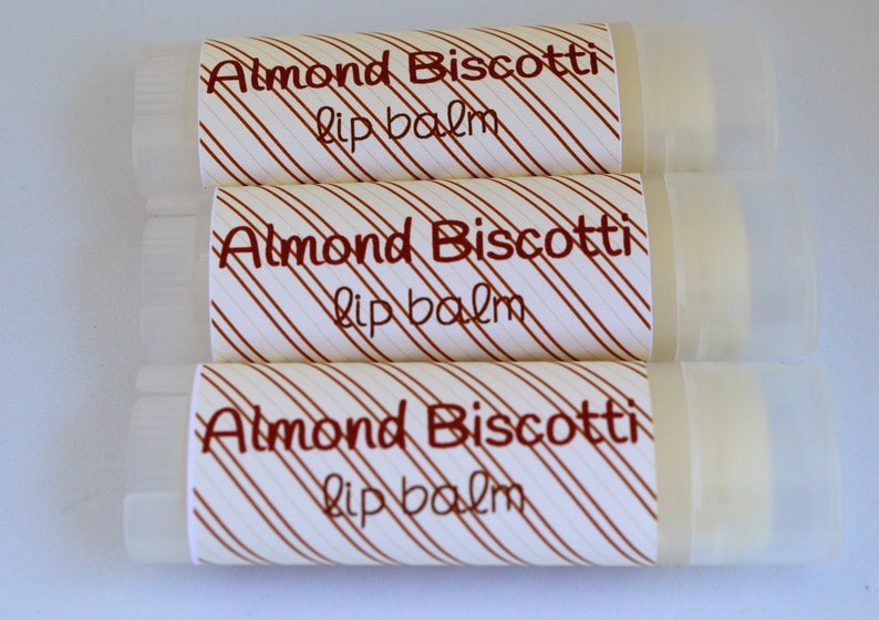 Almond Biscotti Lip Balm Almond Biscotti Lip Balm Almond Etsy