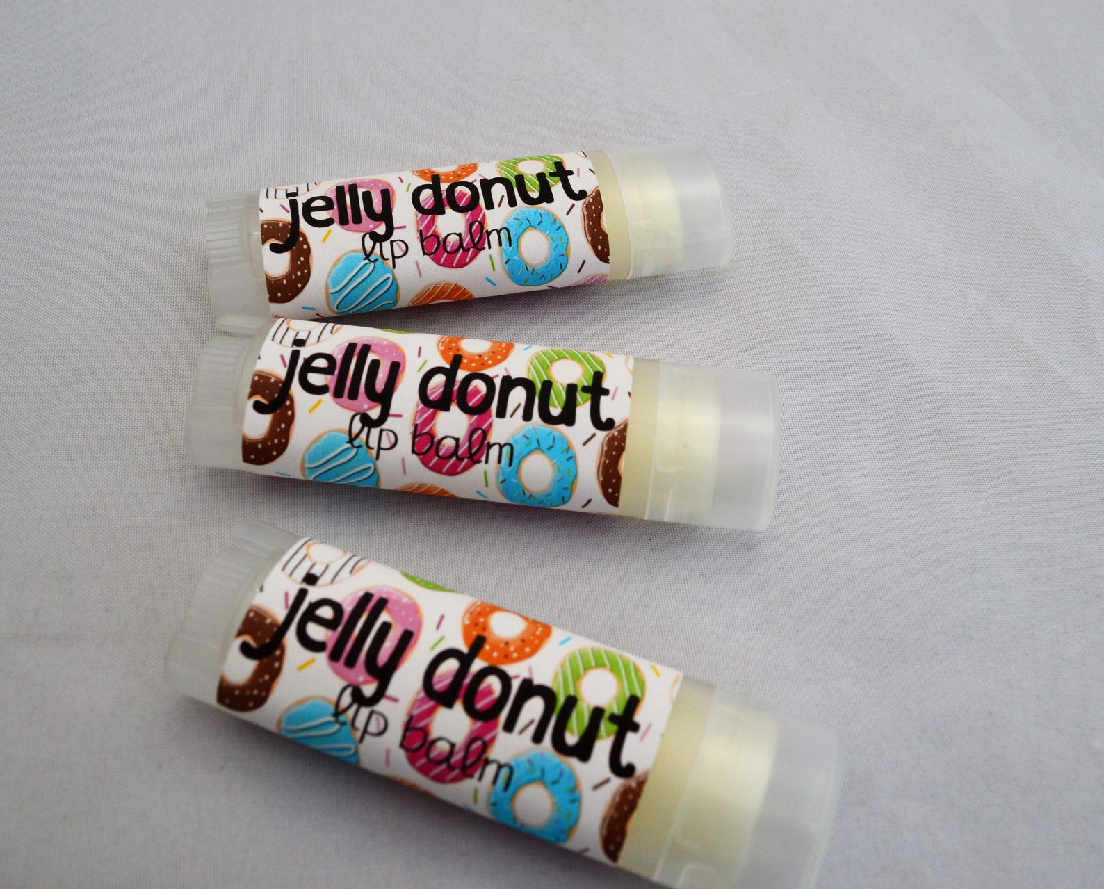 Jelly Donut Lip Balm Jelly Donut Chapstick Lip Moisturizer Etsy