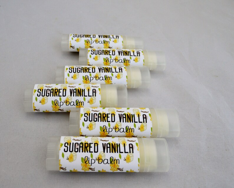 Sugared Vanilla Lip Balm Sweetened Lip Balm Sugared Vanilla Etsy