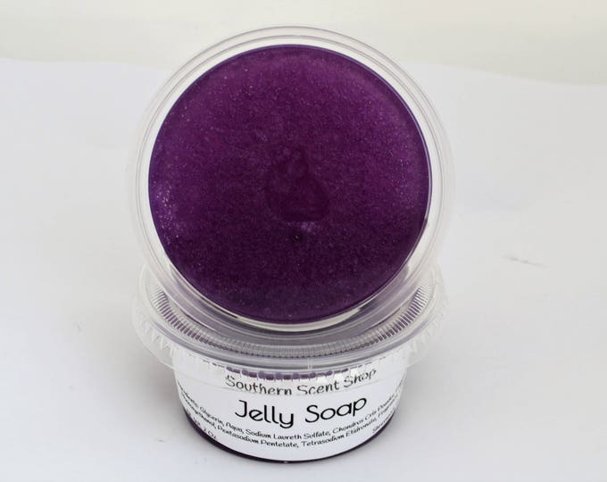 Lavender Vanilla Jelly Soap, Shower Jelly, Bath Jelly, Soap Jelly