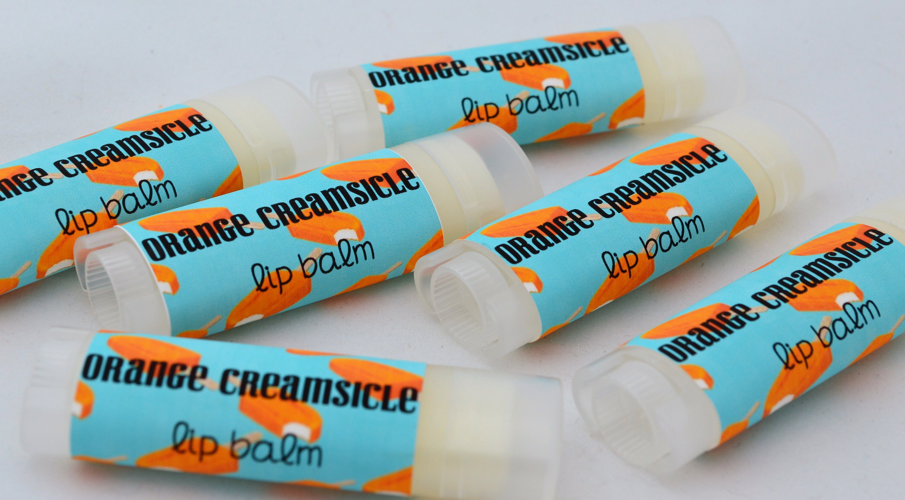 Orange Creamsicle Sweetened Lip Balm Orange Creamsicle Lip Etsy