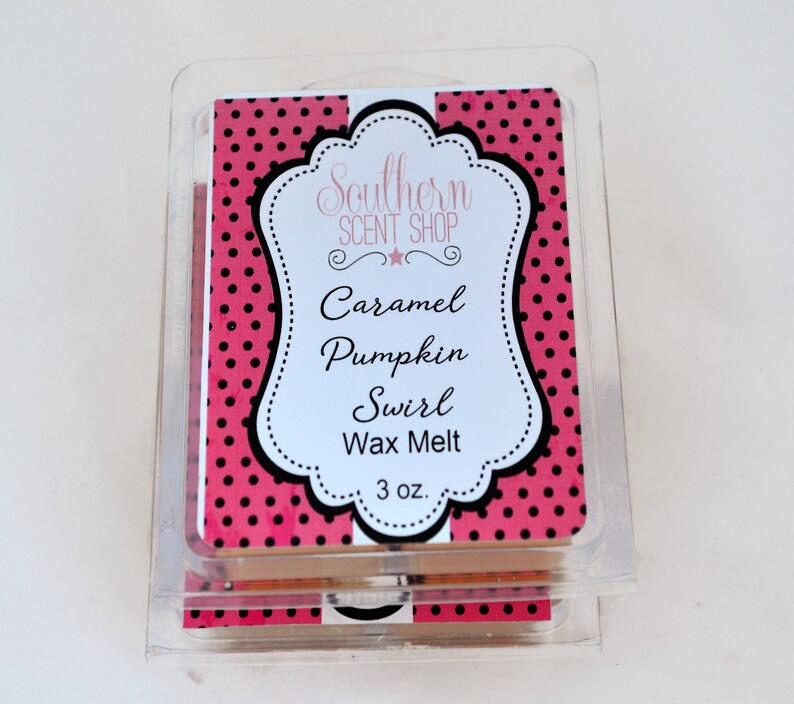 Caramel Pumpkin Swirl Wax Melts Fall Scents Wax Tarts Home Etsy